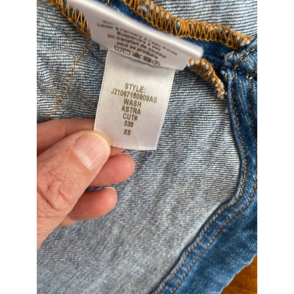 Veronica Beard Roz Drawstring Denim Jacket Astra Wash Blue XS - Picture 13 of 16